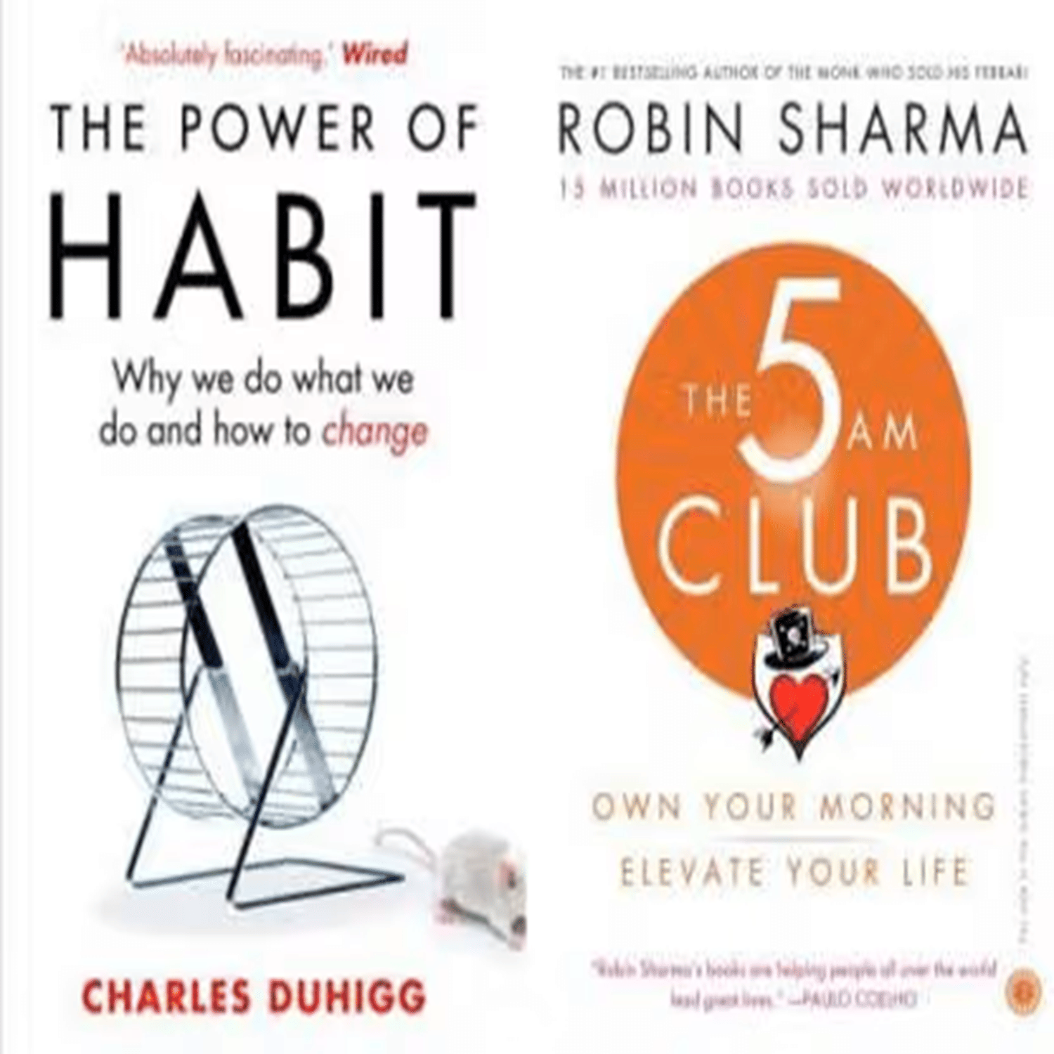 Combo Of 2 Books (The Power Of Habit + The 5 Am Club) (Paperback, Charles Duhigg, Robin Sharma) Combo Of 2 Books (The Power Of Habit + The 5 Am Club) (Paperback, Charles Duhigg, Robin Sharma)