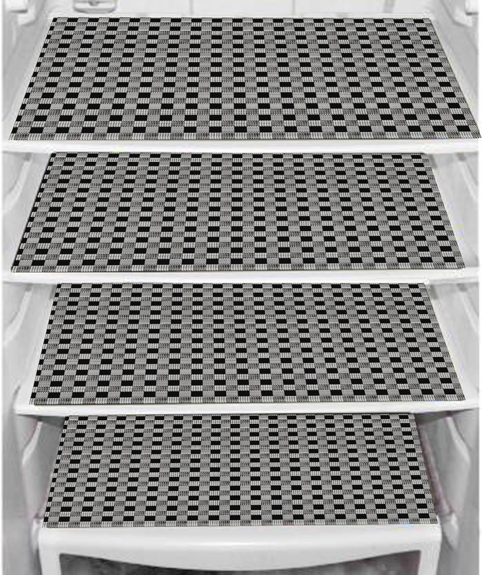 DPA Collection PVC Abstract Printed Fridge Mats ( 44 29 ) Pack of 4 - Gray DPA Collection PVC Abstract Printed Fridge Mats ( 44 29 ) Pack of 4 - Gray