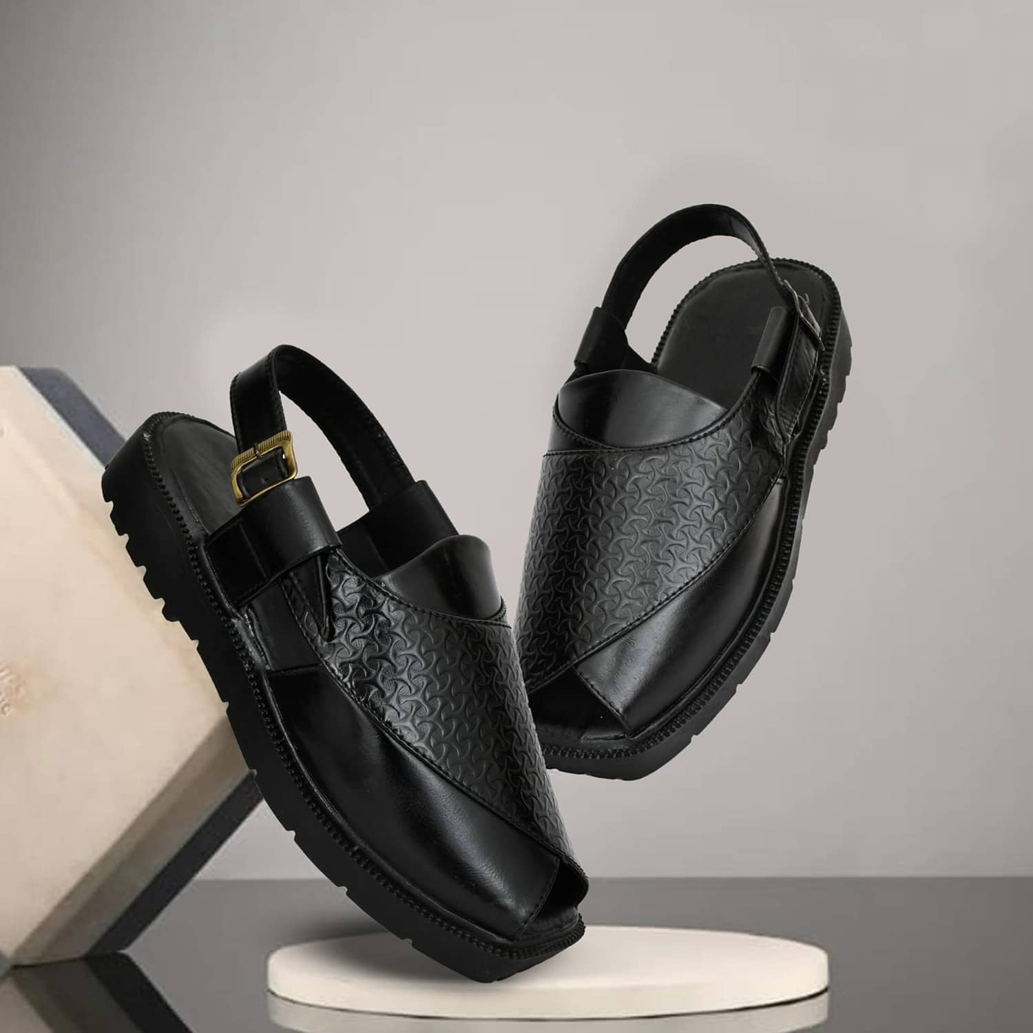 Figor - Black Men's Sandals