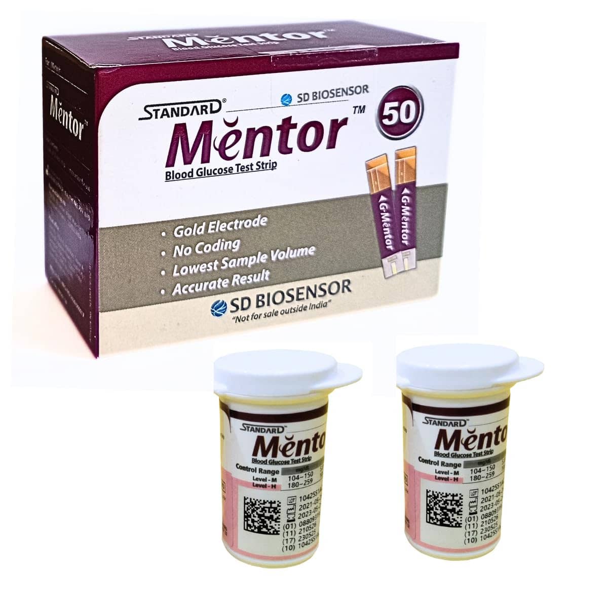 Gneric0 mentor 50 Test Strips