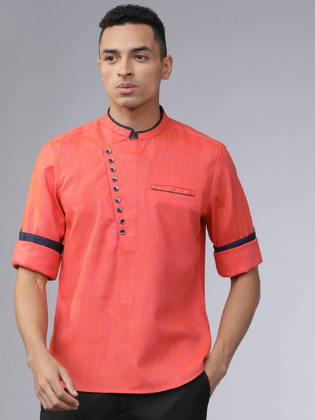    			Highlander 100% Cotton Regular Fit Solids Full Sleeves Men's Casual Shirt - Pink ( Pack of 1 )