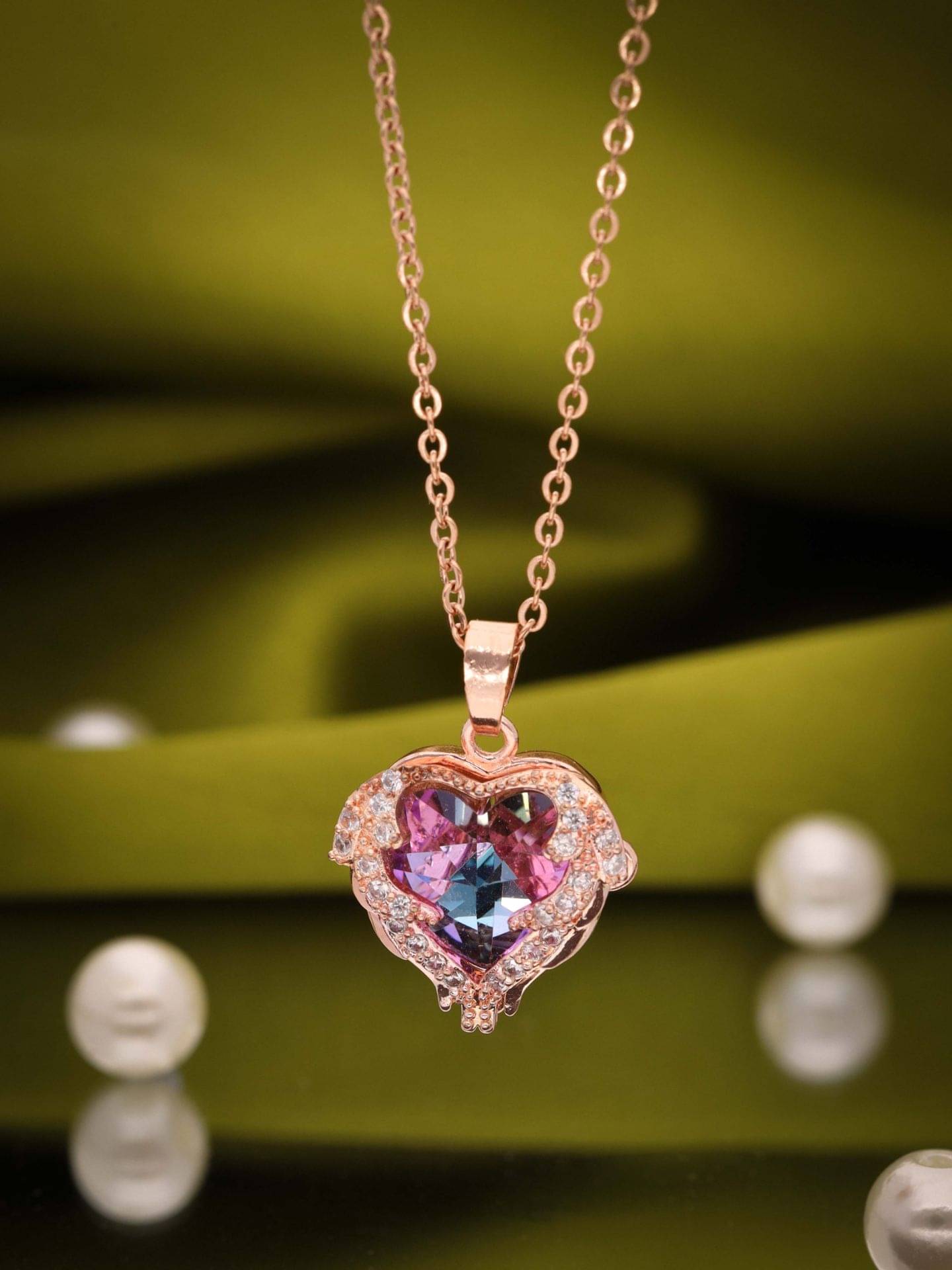 MGSV Pink Pendant set ( Pack of 1 ) MGSV Pink Pendant set ( Pack of 1 )
