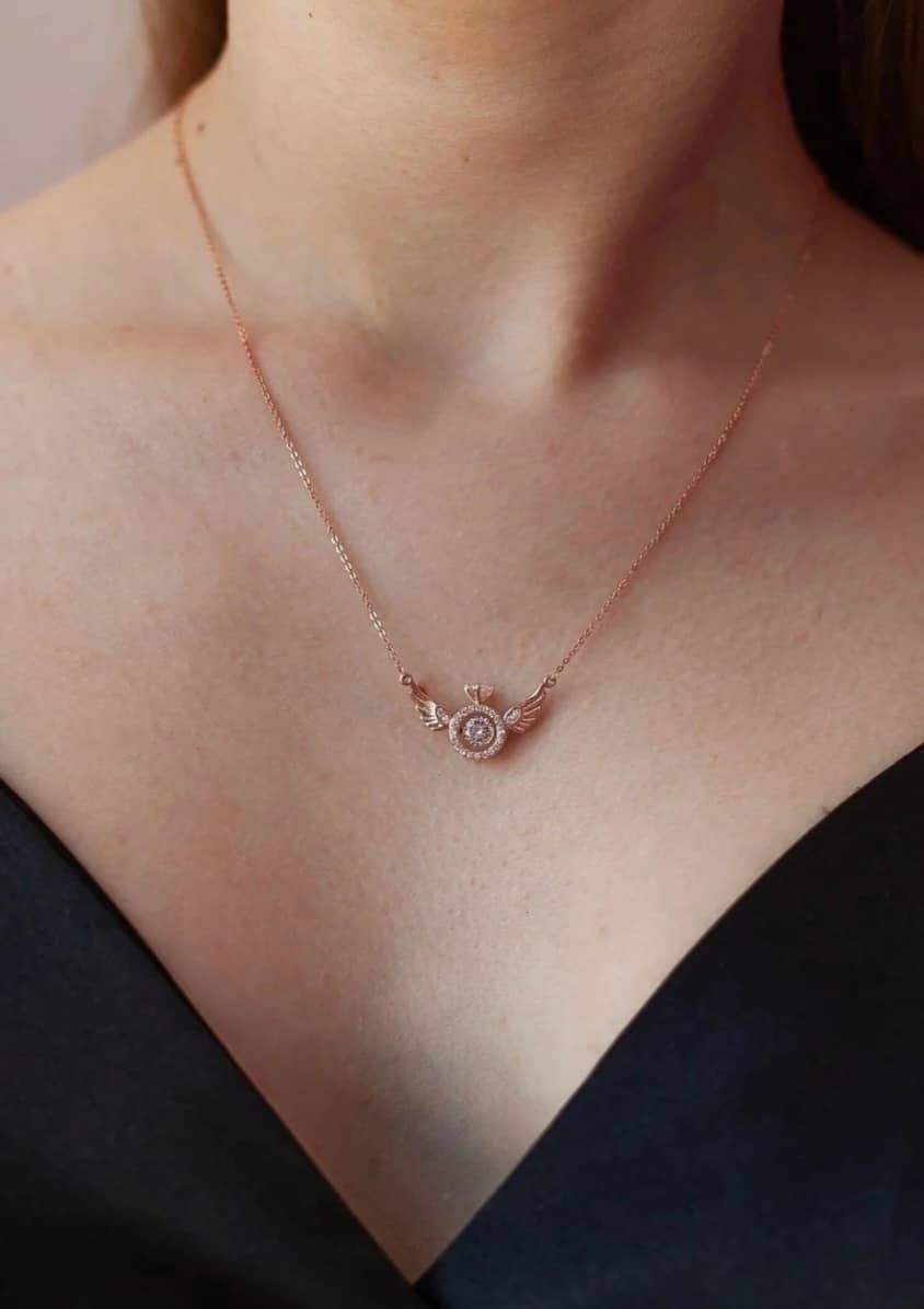 MGSV Rose Gold Pendant set ( Pack of 1 )