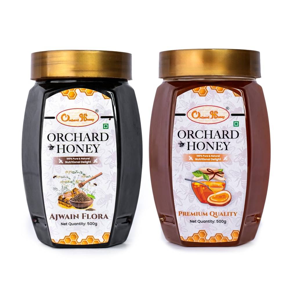 Orchard Honey Forest Honey Ajwain Flora+Premium 1 kg Pack of 2 Orchard Honey Forest Honey Ajwain Flora+Premium 1 kg Pack of 2