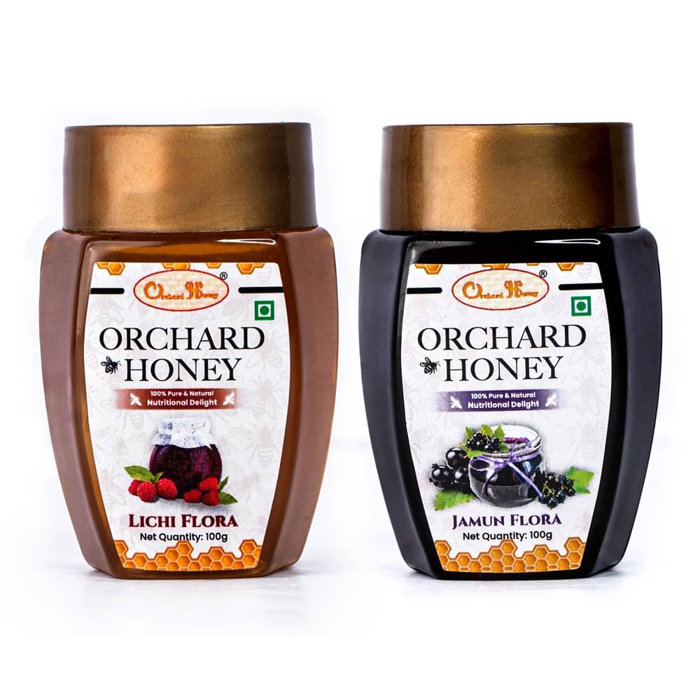 Orchard Honey Forest Honey Jamun + Litchi Flora 200 g Pack of 2 Orchard Honey Forest Honey Jamun + Litchi Flora 200 g Pack of 2