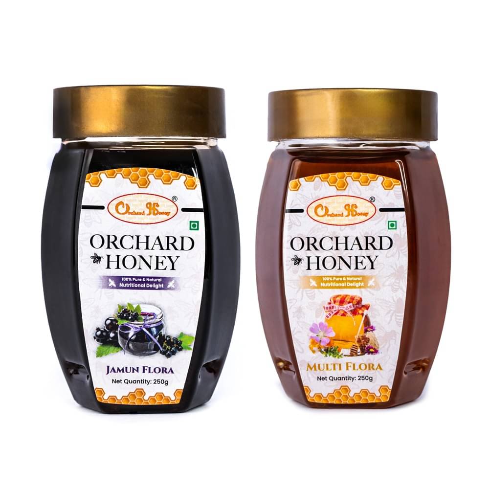 Orchard Honey Forest Honey Jamun + Multi Flora 500 g Pack of 2 Orchard Honey Forest Honey Jamun + Multi Flora 500 g Pack of 2