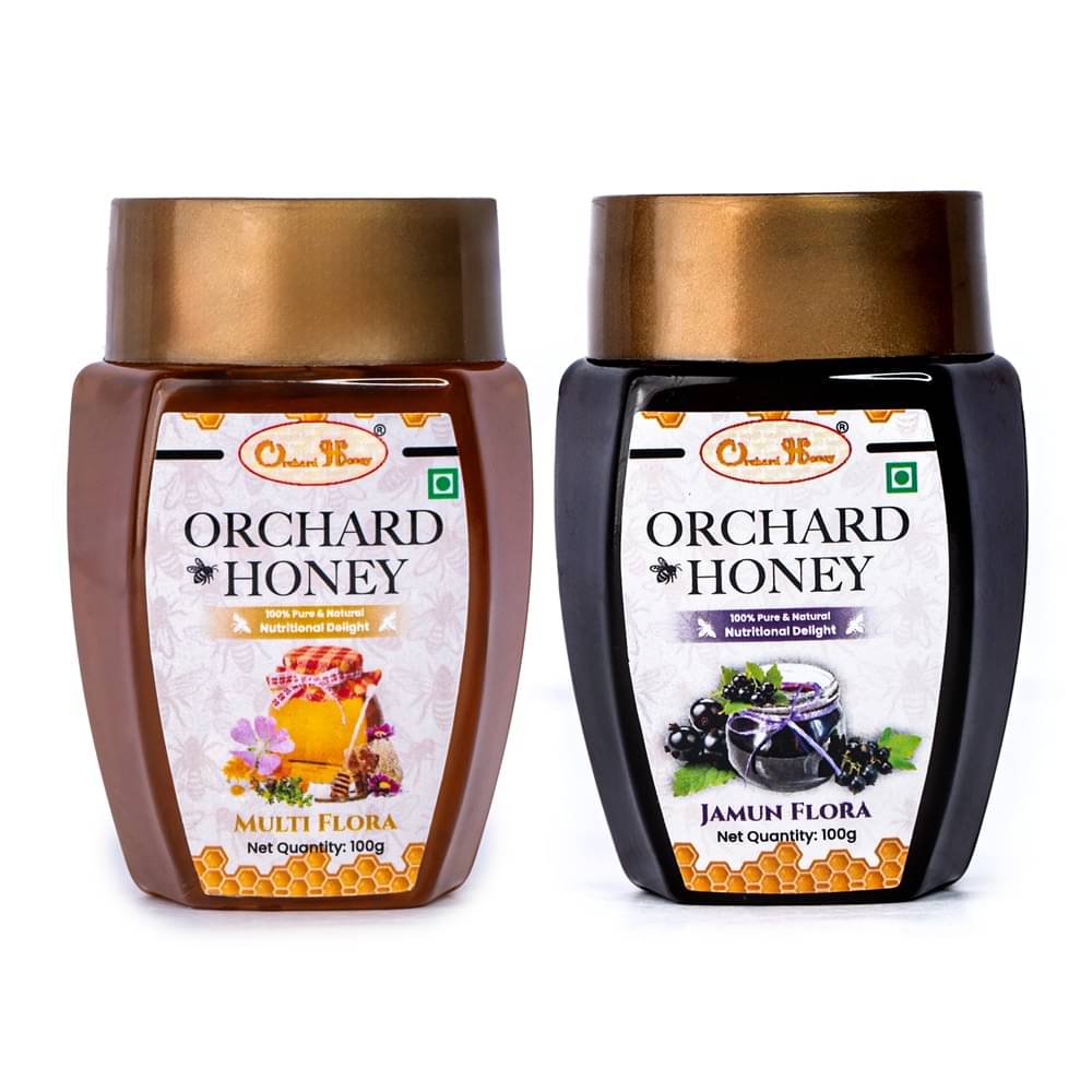 Orchard Honey Forest Honey Jamun + Multi Flora 200 g Pack of 2 Orchard Honey Forest Honey Jamun + Multi Flora 200 g Pack of 2