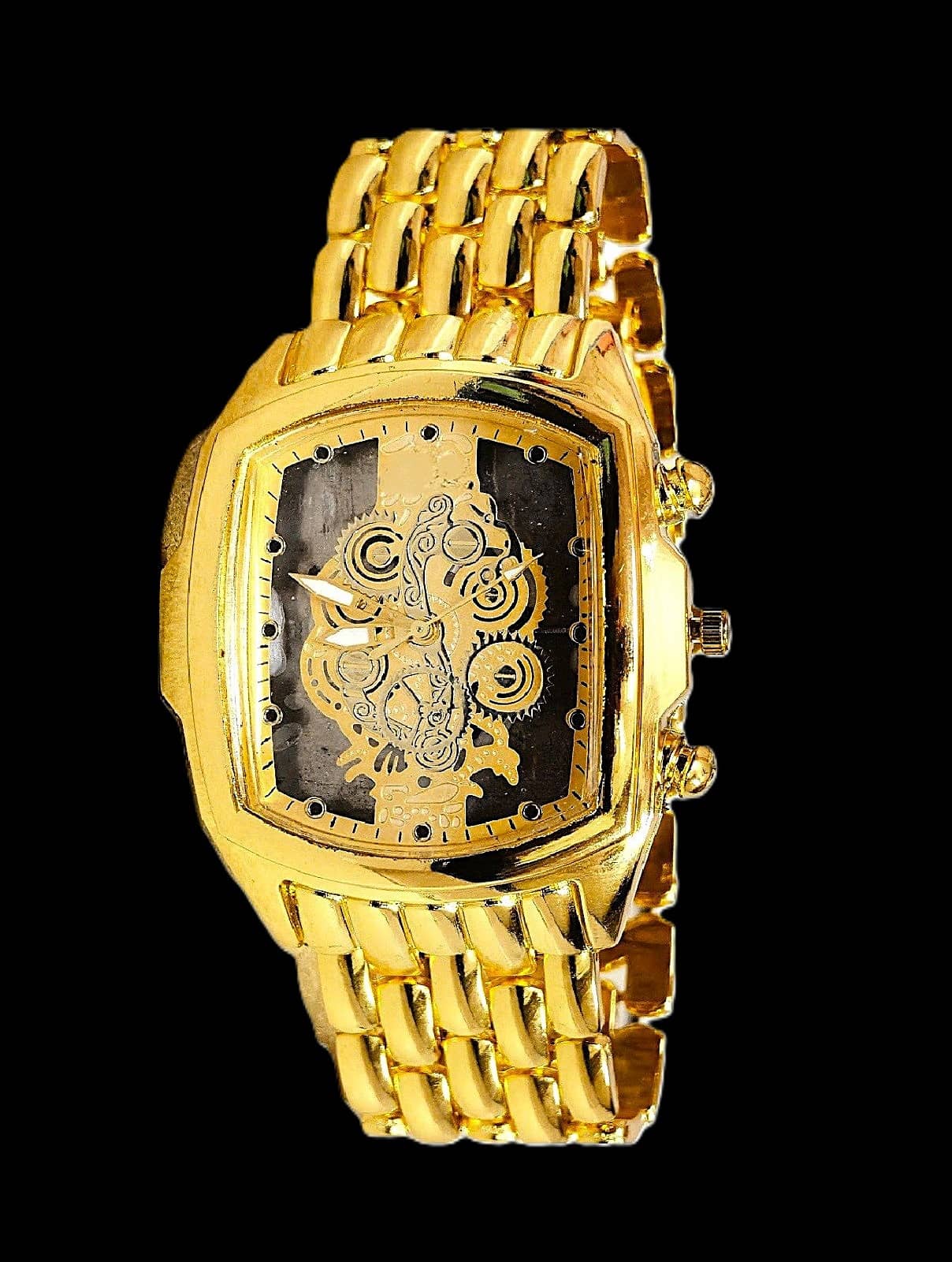 Renaissance Traders Gold Metal Analog Men's Watch