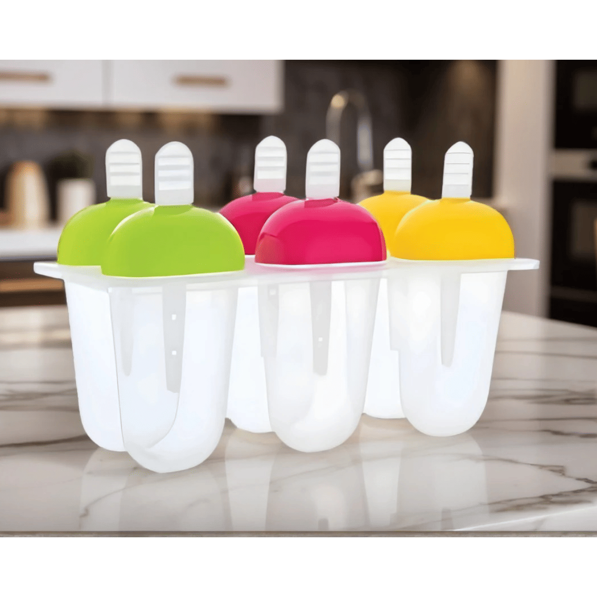     			SARVASHVA TRENDS 6pc Ice Candy Maker Multicolor 1 Pcs
