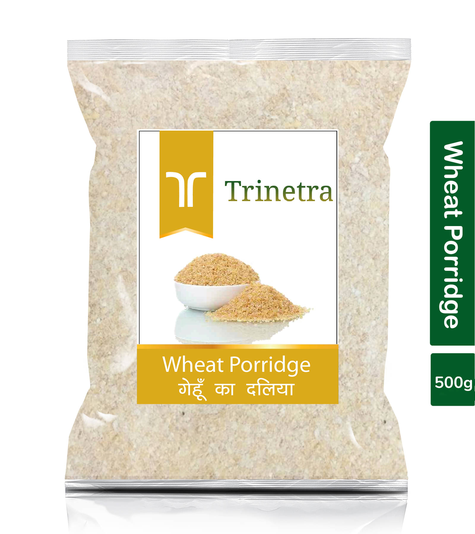 Trinetra Wheat Porridge Flakes 500 gm     			Trinetra Wheat Porridge Flakes 500 gm