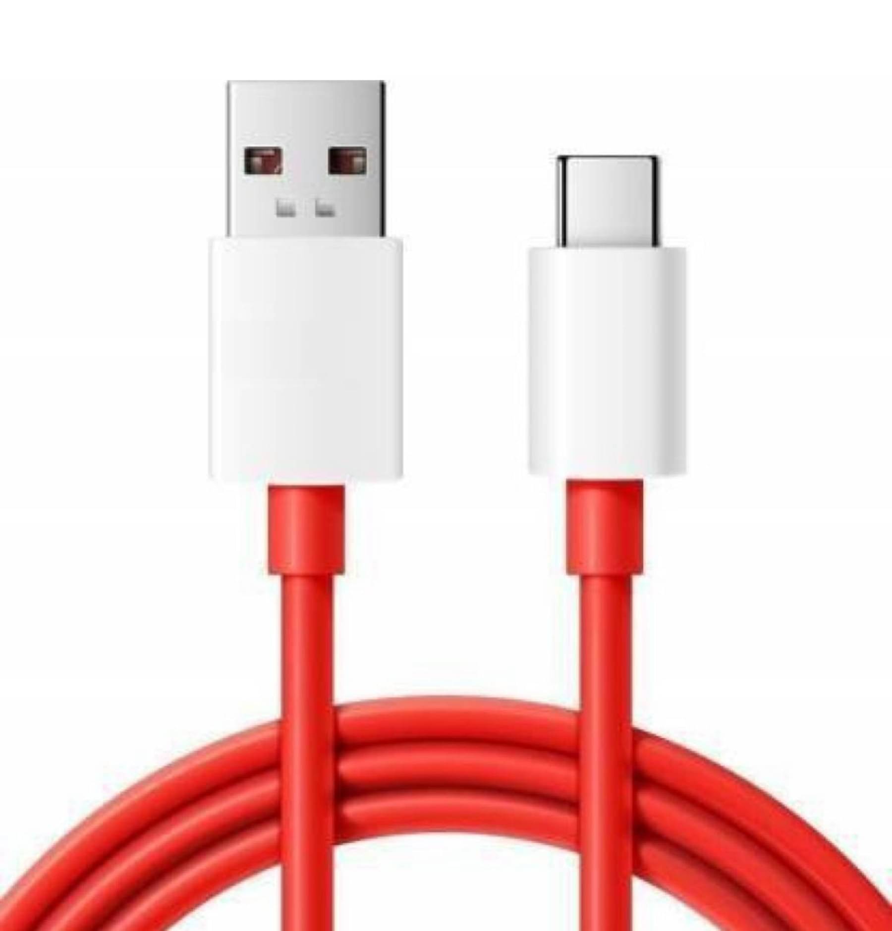     			UTRAX Original 65W USB to Type C Fast Charging Cable for All OnePlus & Nord Mobiles, Supports SuperVOOC, VOOC Charging, Dash, Warp Charging for OnePlus 11,11R,10Pro,Nord & Other Models (UI-V18- Red)