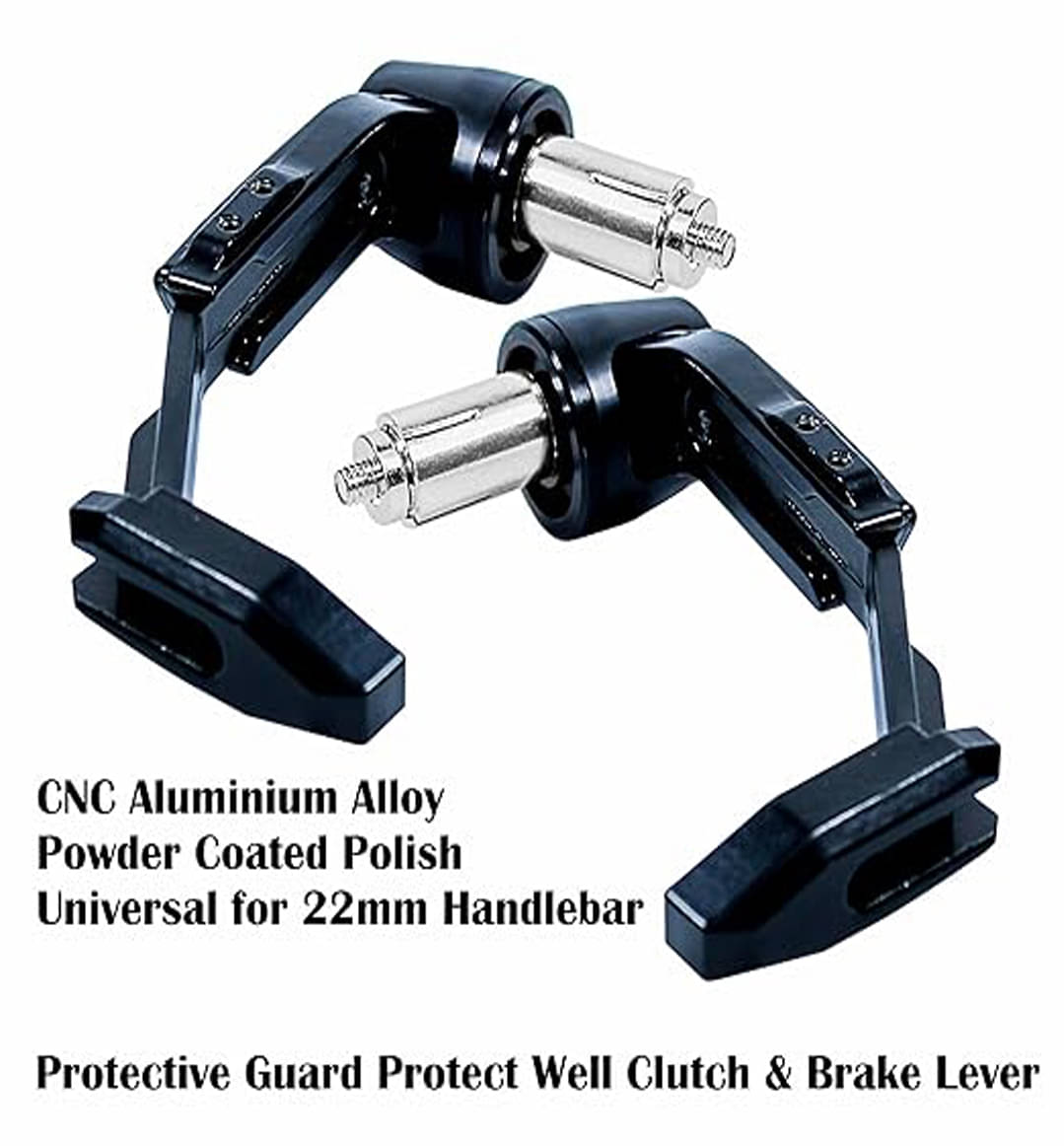 Universal Adjustable Handlebar Brake Folding Clutch Lever Guard Protectors Compatible with All Bikes (Black) Universal Adjustable Handlebar Brake Folding Clutch Lever Guard Protectors Compatible with All Bikes (Black)
