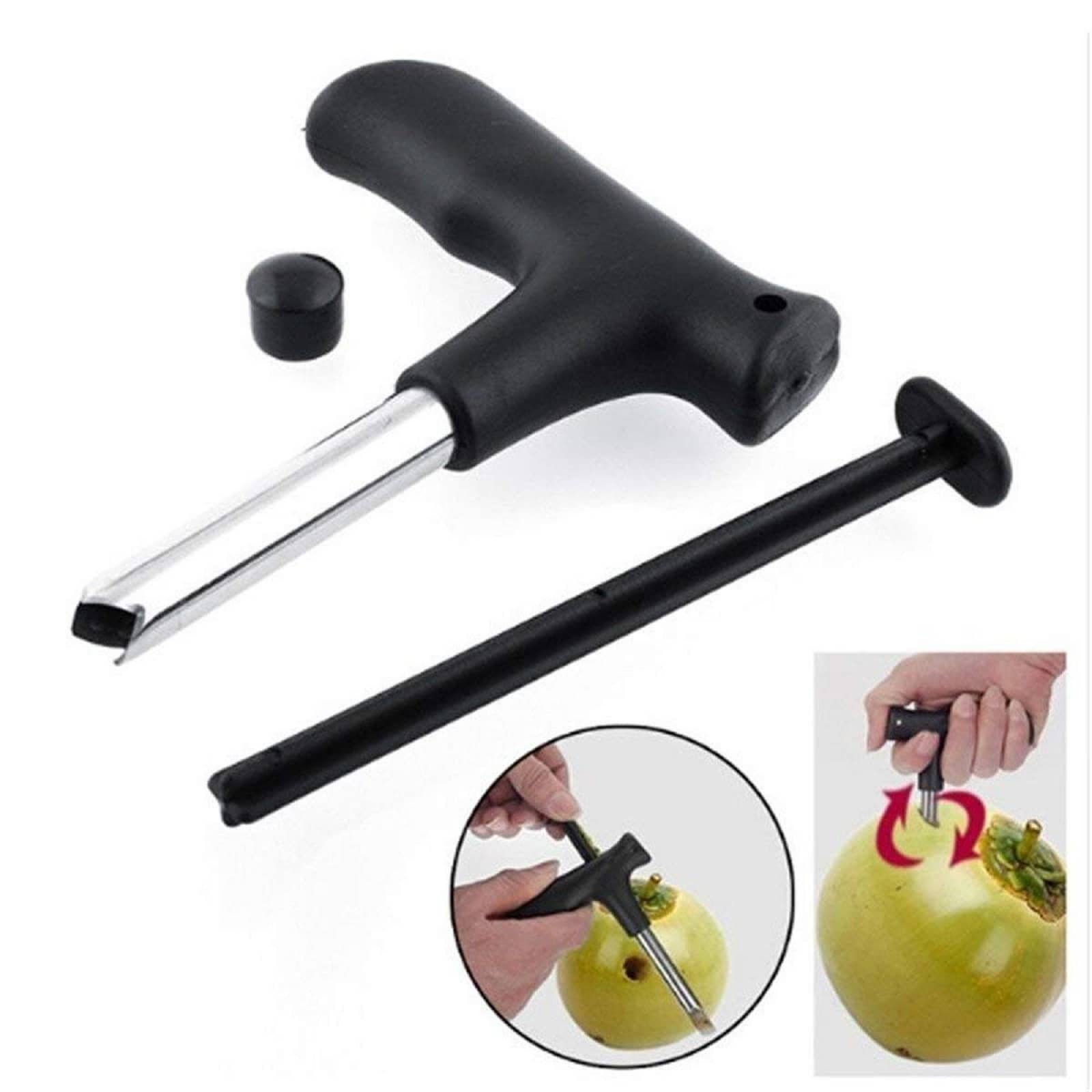 forral Silver Stainless Steel Coconut Opener Tool/Driller with Comfortable Grip ( Set of 1 )