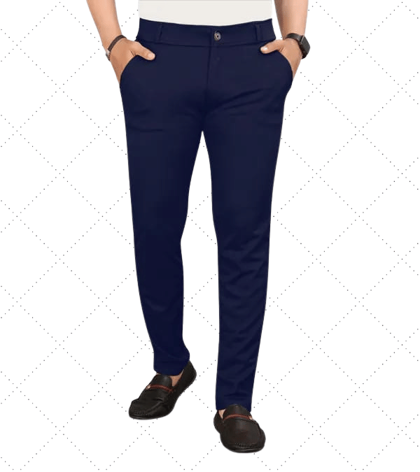     			micotti Slim Flat Men's Chinos - Blue ( Pack of 1 )