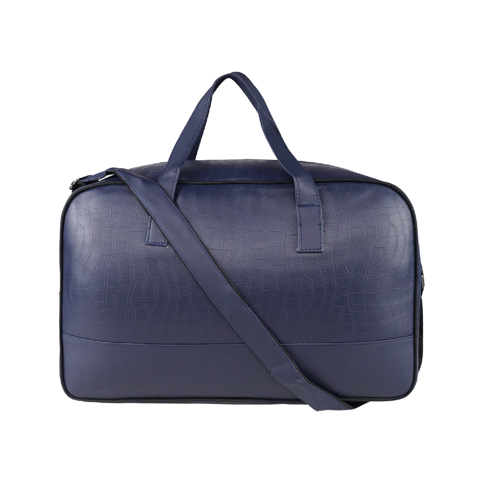     			mikebags 32 Ltrs Blue PU Duffle Bag