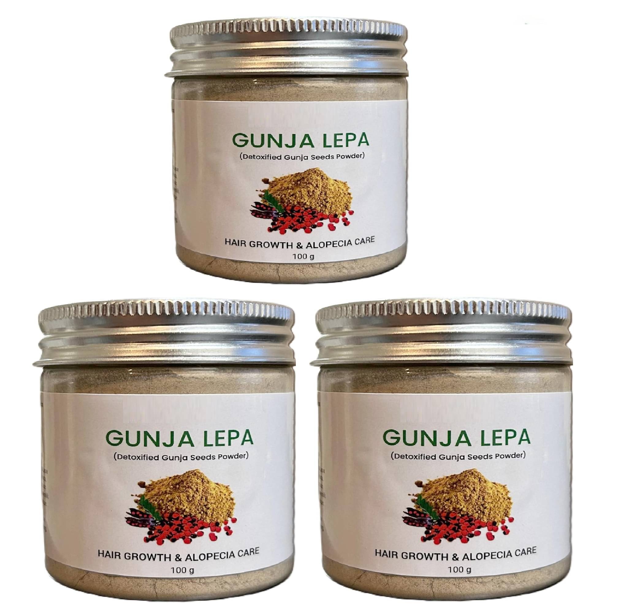 pink square Hair Growth Powder Gunja Lepa Powder 100 gm Pack of 3 pink square Hair Growth Powder Gunja Lepa Powder 100 gm Pack of 3