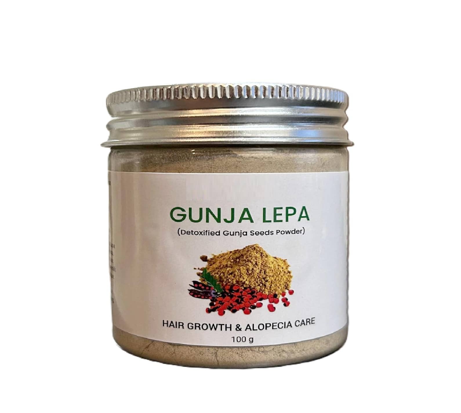 pink square Hair Growth Powder Gunja Lepa Powder 100 gm