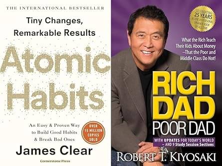     			Atomic Habits+ Rich Dad Poor Dad Combo bookset