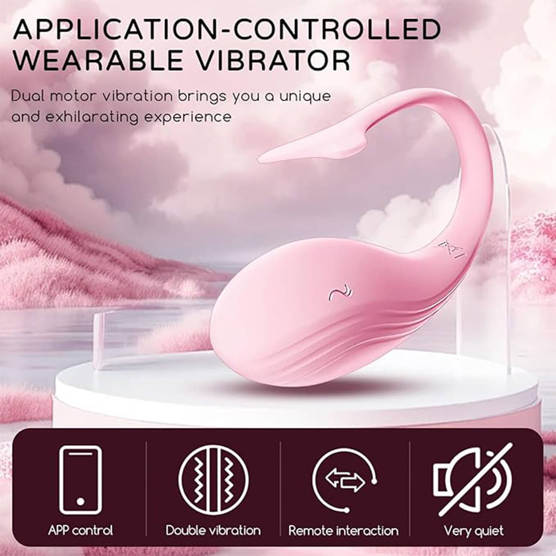     			Calmras App Controlled Fish Portable Massager