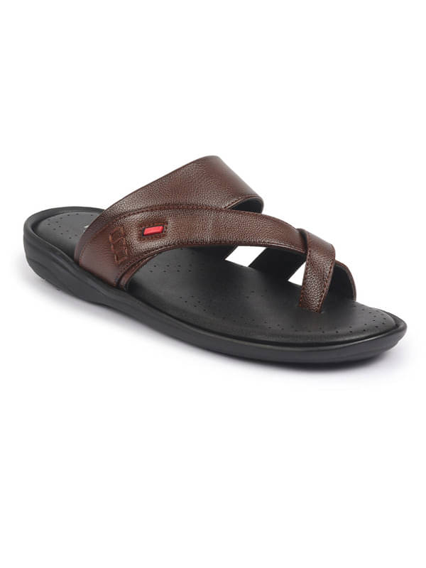     			Fausto Tan Men's Leather Slipper