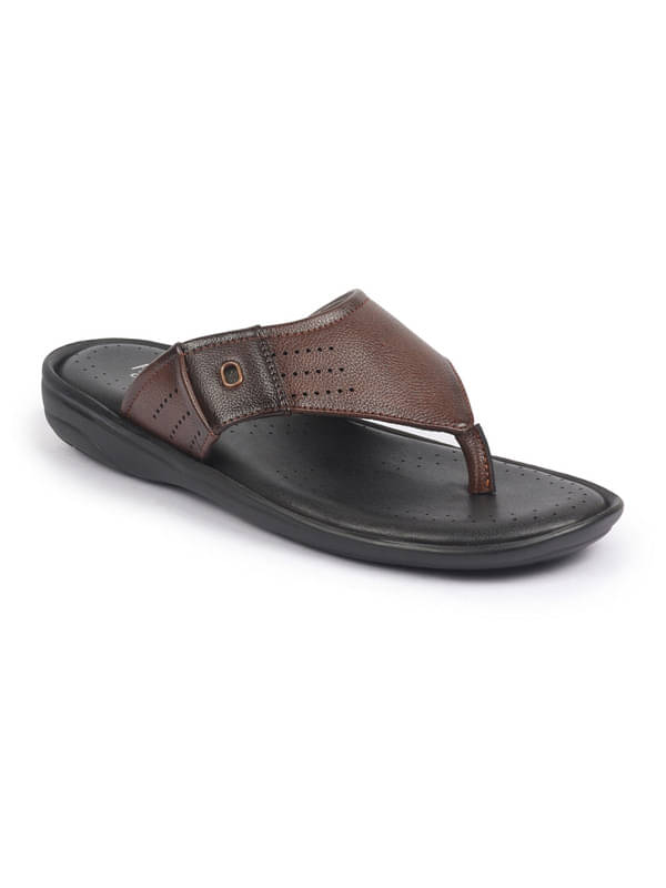     			Fausto Tan Men's Thong Flip Flop
