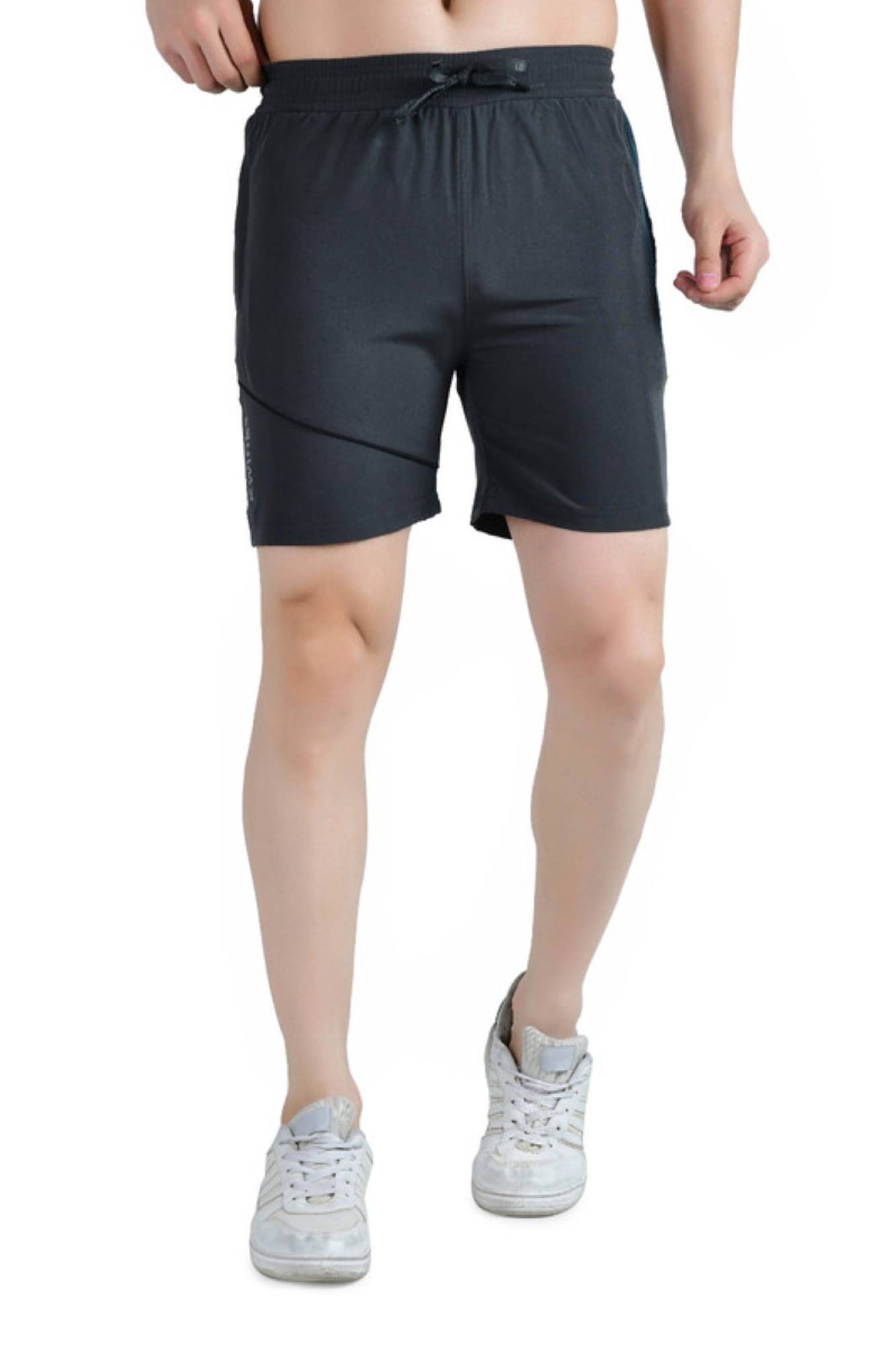 KWINGS Dark Grey Lycra Men's Shorts ( Pack of 1 ) KWINGS Dark Grey Lycra Men's Shorts ( Pack of 1 )