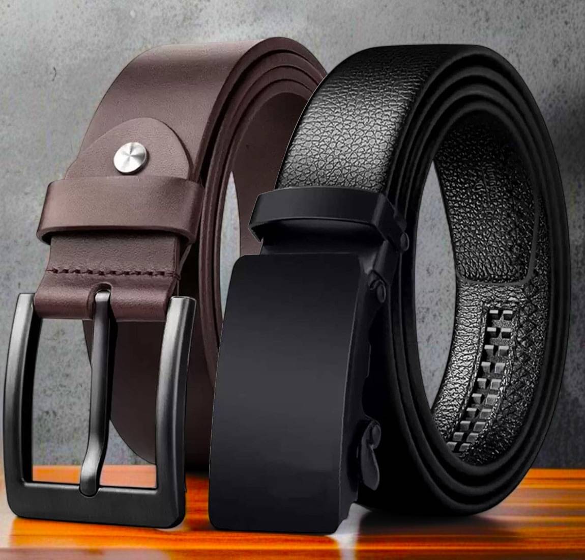 Loopa - Multi Leather Men's Formal Belt ( Pack of 2 )     			Loopa - Multi Leather Men's Formal Belt ( Pack of 2 )