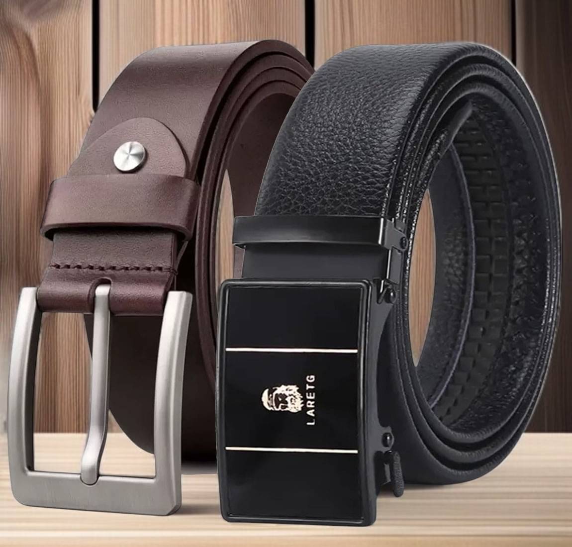 Loopa - Multi Leather Men's Formal Belt ( Pack of 2 )     			Loopa - Multi Leather Men's Formal Belt ( Pack of 2 )