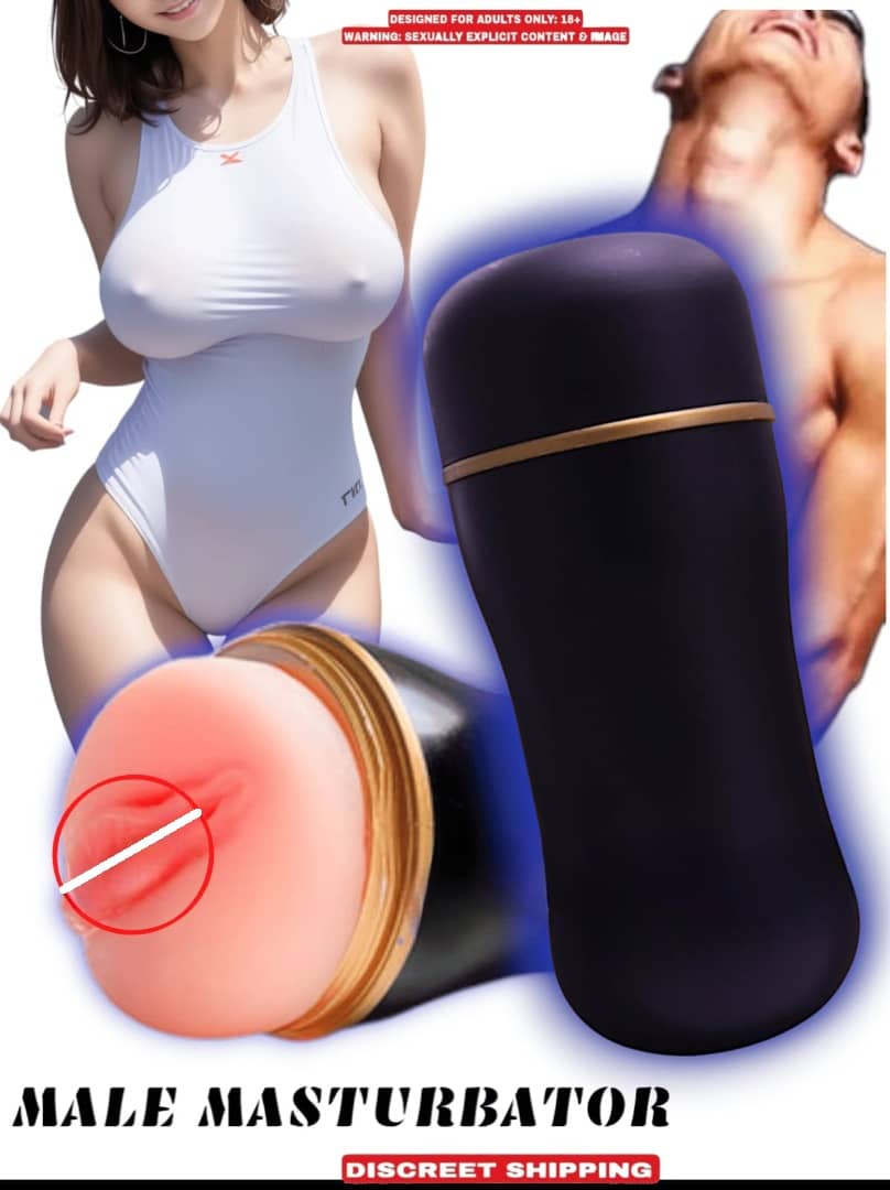 NAUGHTY TOYS PRESENT 7.5 INCH POCKET PUSSY TIGHT VAGINA MASTURBATION CUP FOR MALE BY KAMAHOUSE