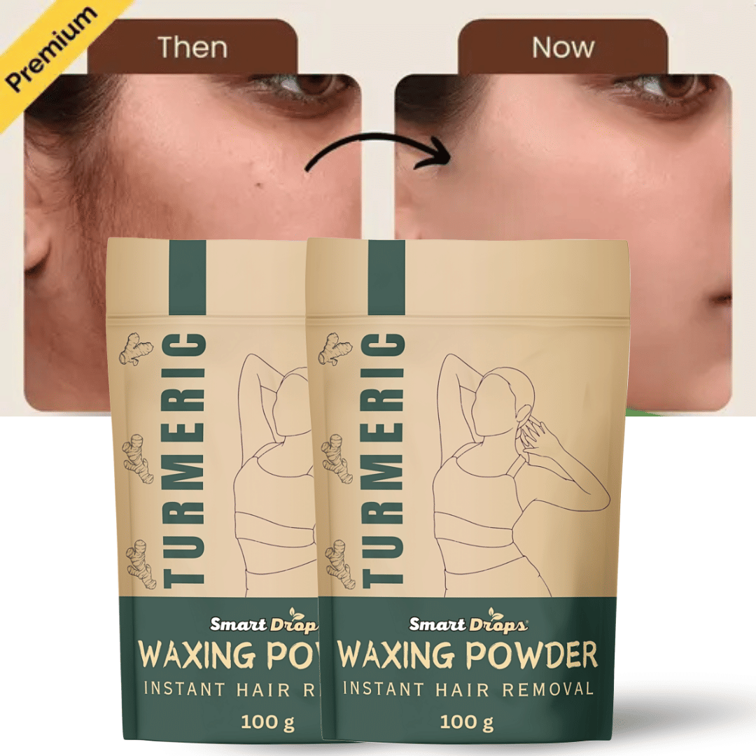 Smartdrops Organic Hair Removal Waxing for Men & Women 100 ( Pack of 2 )