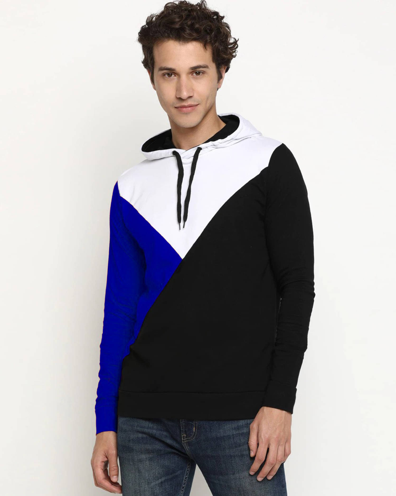 Try This Cotton Blend Regular Fit Colorblock Full Sleeves Men's Hooded T-Shirt - Blue ( Pack of 1 ) Try This Cotton Blend Regular Fit Colorblock Full Sleeves Men's Hooded T-Shirt - Blue ( Pack of 1 )