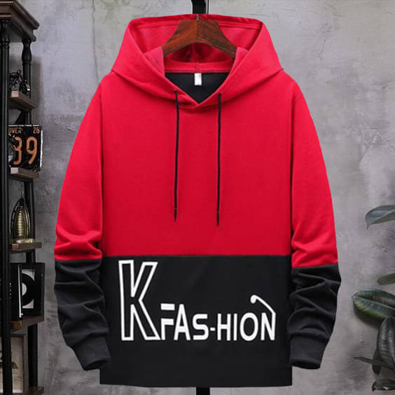     			Try This Men Cotton Blend Regular Fit Colorblock T-Shirt ( Red )