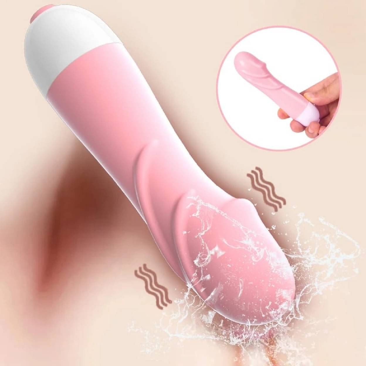     			Vibrations 10 Vibration Modes Portable Massager