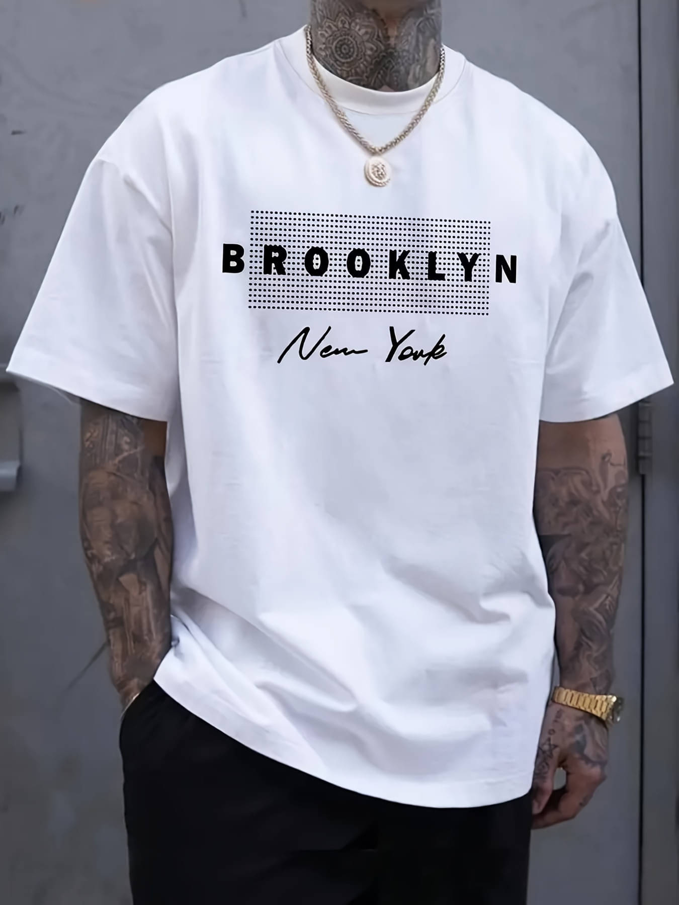    			WILD ELEPHANT Men Polyester Regular Fit Printed T-Shirt ( White )