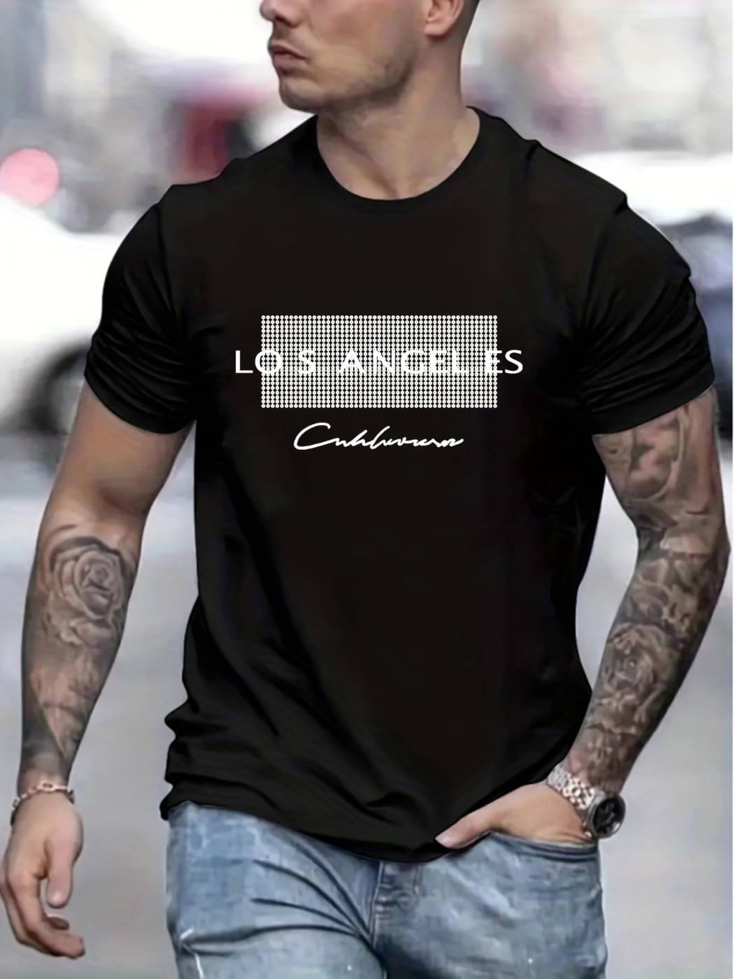 WILD ELEPHANT Men Polyester Regular Fit Printed T-Shirt ( Black ) WILD ELEPHANT Men Polyester Regular Fit Printed T-Shirt ( Black )