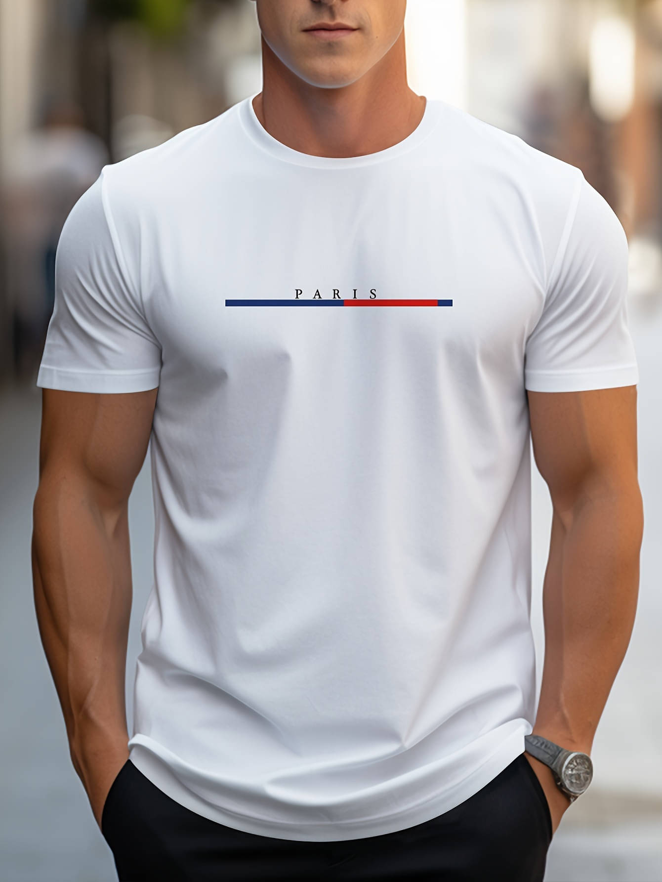     			WILD ELEPHANT Men Polyester Regular Fit Printed T-Shirt ( White )
