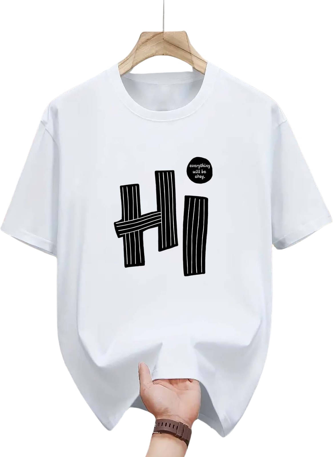 WILD ELEPHANT Men Polyester Regular Fit Printed T-Shirt ( White ) WILD ELEPHANT Men Polyester Regular Fit Printed T-Shirt ( White )