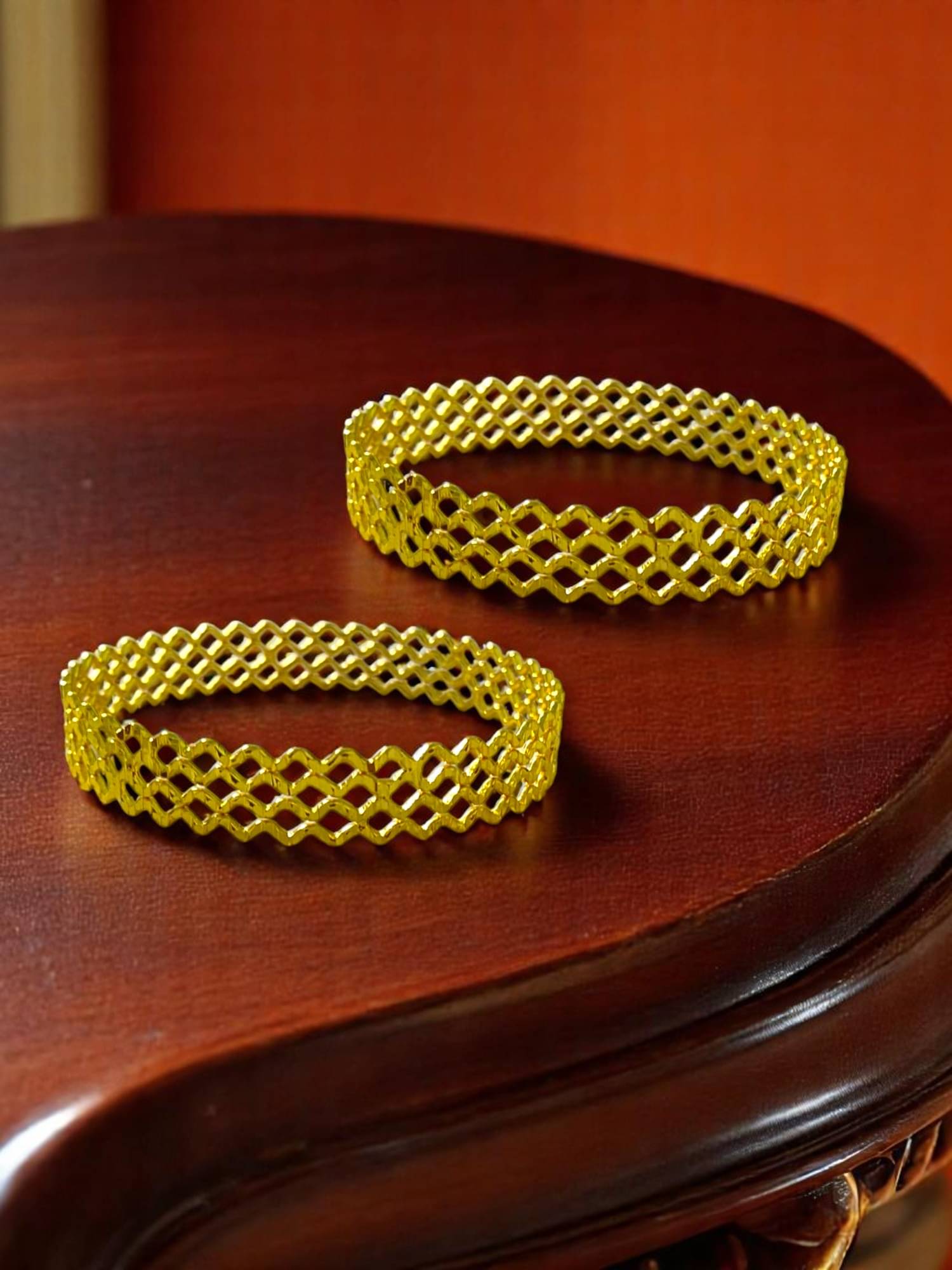     			AARTISAI Yellow Bangle Set ( Pack of 1 )