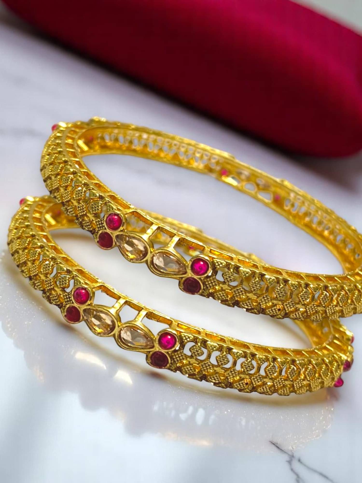 AARTISAI Yellow Bangle Set ( Pack of 1 ) AARTISAI Yellow Bangle Set ( Pack of 1 )