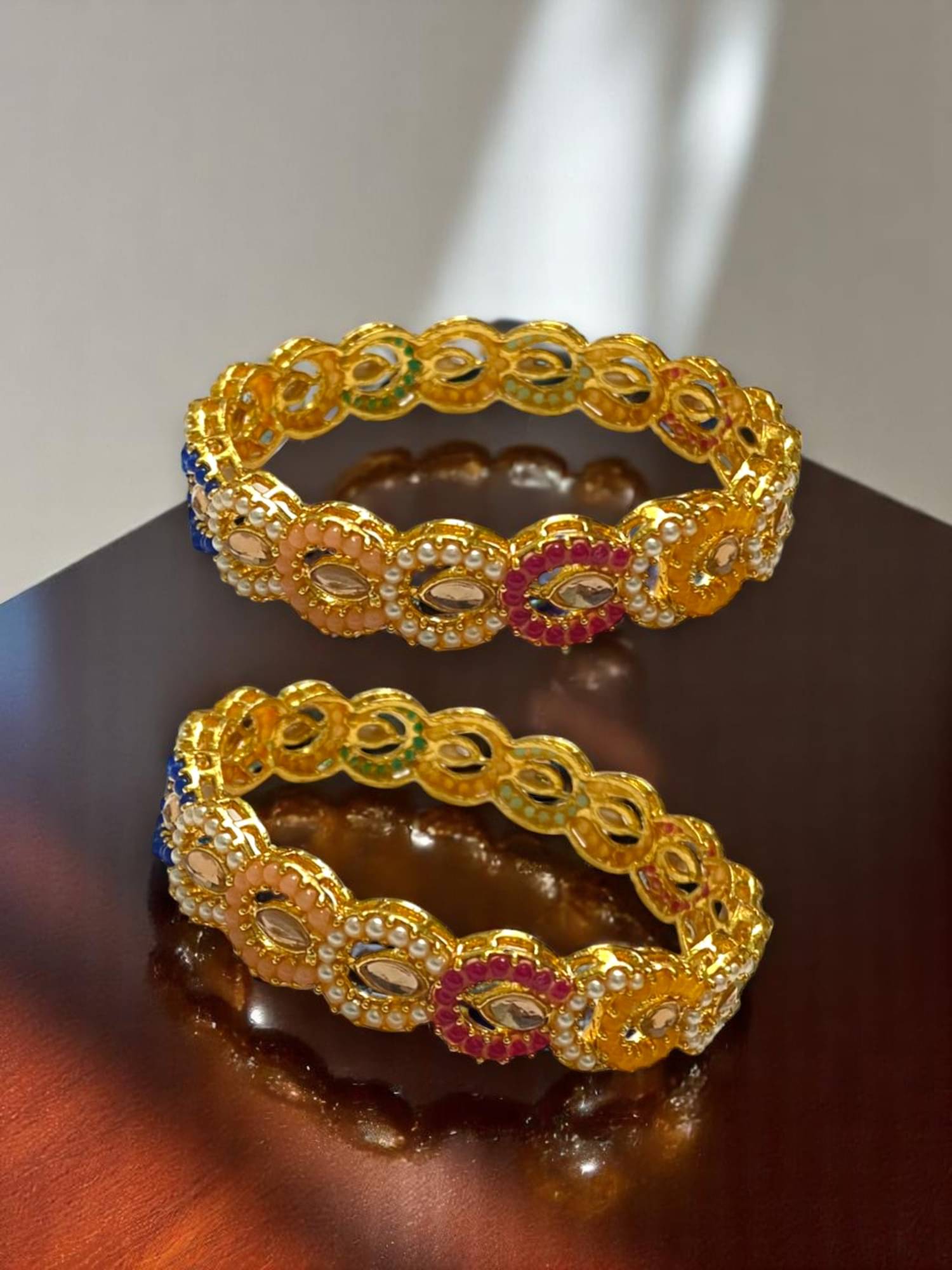 AARTISAI Yellow Bangle Set ( Pack of 1 ) AARTISAI Yellow Bangle Set ( Pack of 1 )