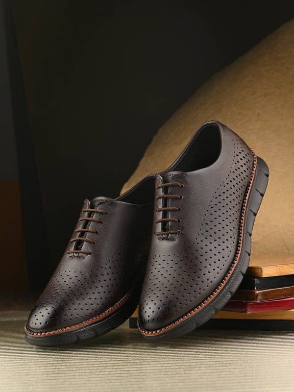 BIZZARO Casual Brogues Shoes Brown Men's Outdoor Shoes BIZZARO Casual Brogues Shoes Brown Men's Outdoor Shoes