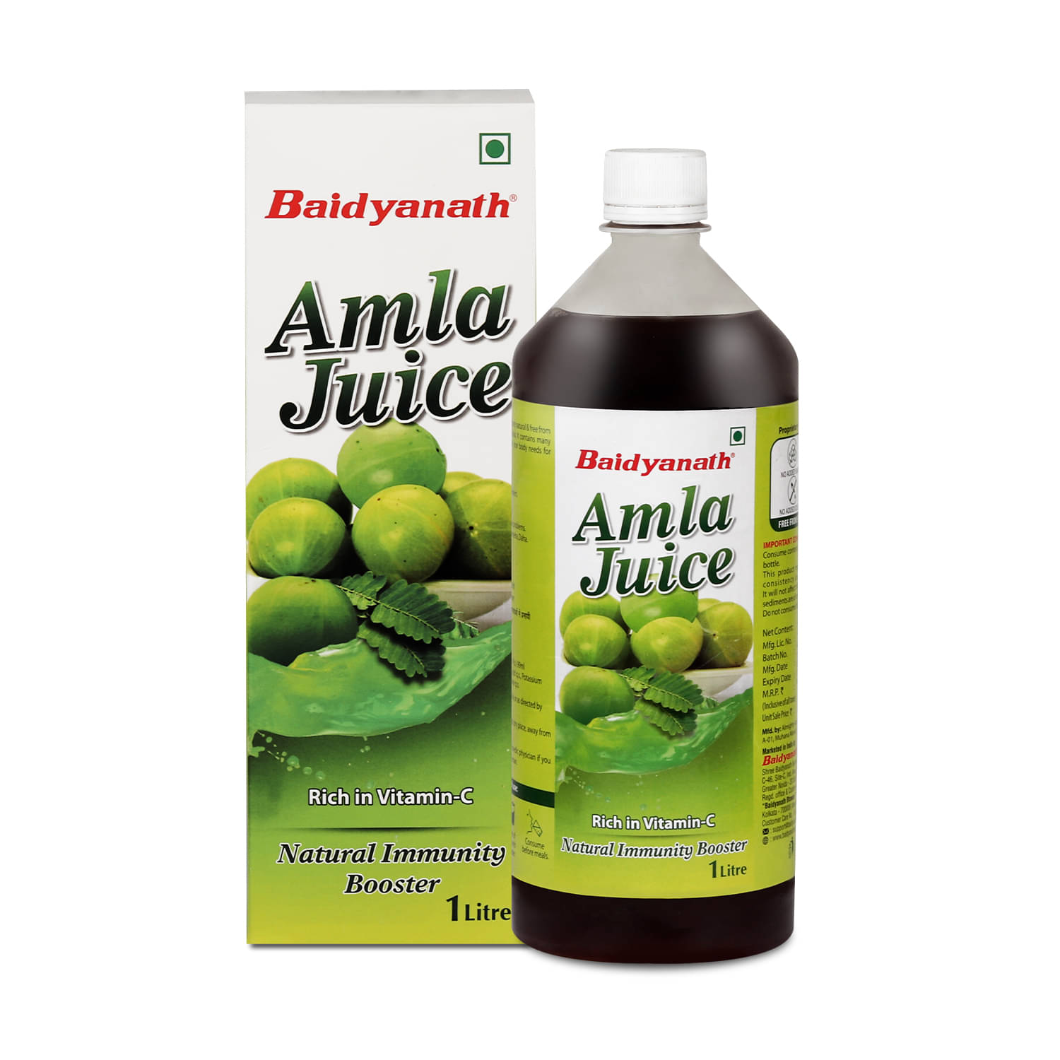     			Baidyanath Amla Juice - 1000ml|Rich in Vitamin C & Antioxidants |Helps in Metabolism & Digestion|