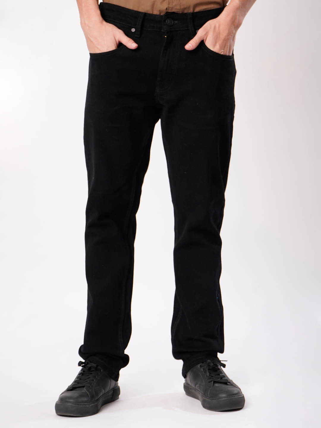     			Bene Kleed Slim Fit Clean Look Men's Jeans - Black ( Pack of 1 )