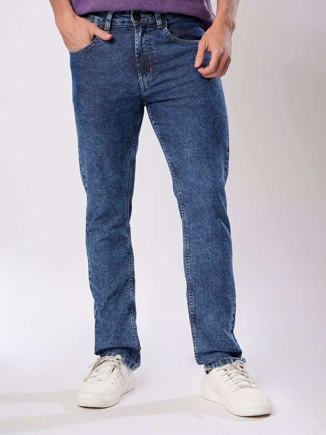 Bene Kleed Slim Fit Washed Men's Jeans - Blue ( Pack of 1 )     			Bene Kleed Slim Fit Washed Men's Jeans - Blue ( Pack of 1 )
