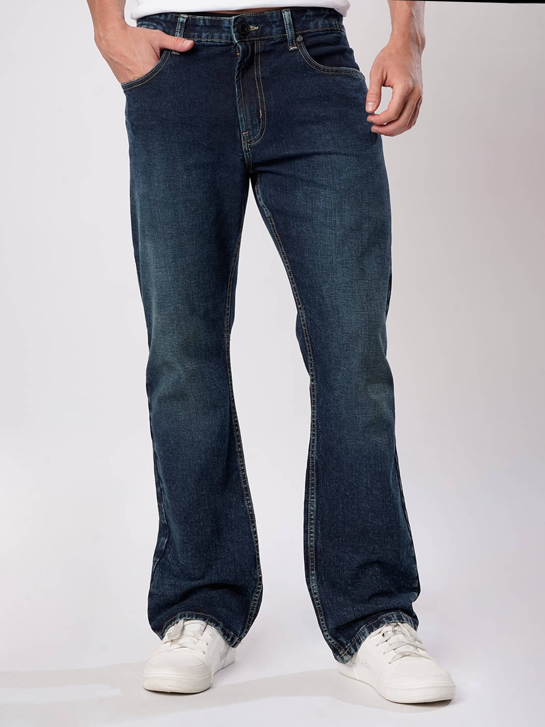 Bene Kleed Washed Men's Jeans - Blue ( Pack of 1 )     			Bene Kleed Washed Men's Jeans - Blue ( Pack of 1 )