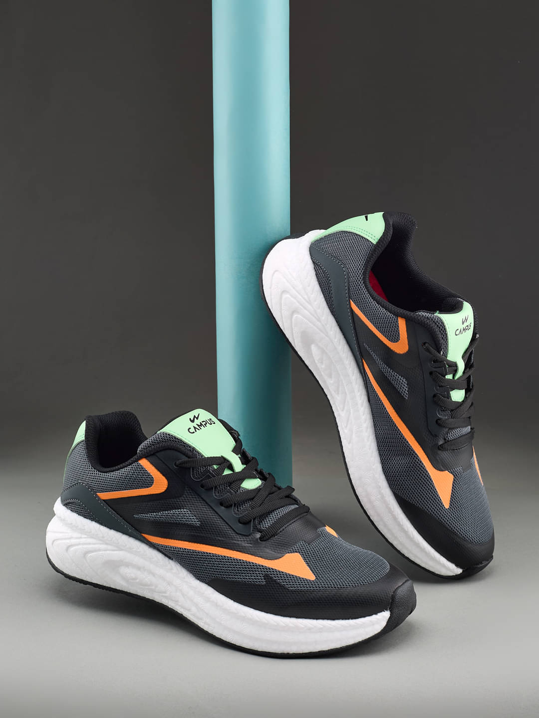 Campus JIVE Dark Grey Men's Sports Running Shoes     			Campus JIVE Dark Grey Men's Sports Running Shoes