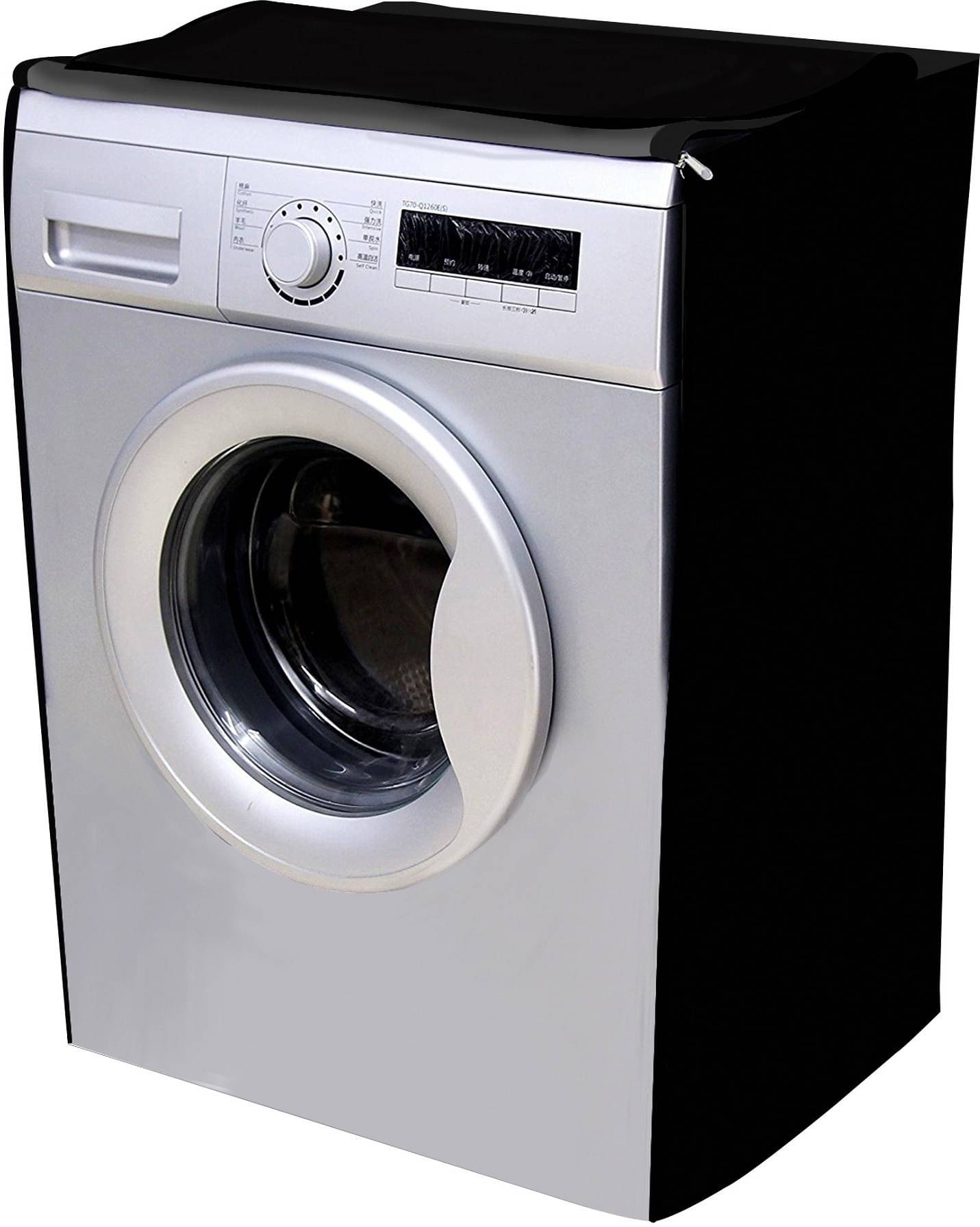     			DPA Collection Front Load Washing Machine Cover Compatiable For 8 kg - Black
