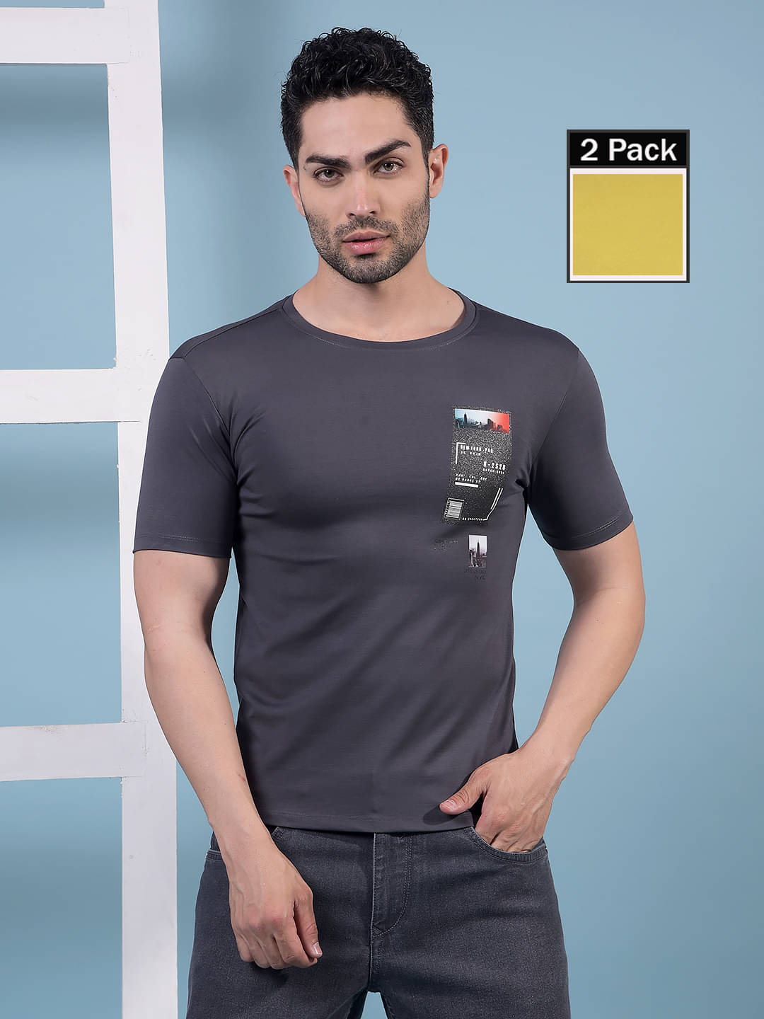 Dollar Men Cotton Blend Regular Fit Printed T-Shirt ( Multicolor5 ) Dollar Men Cotton Blend Regular Fit Printed T-Shirt ( Multicolor5 )