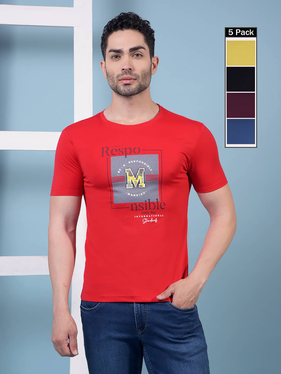 Dollar Men Cotton Blend Regular Fit Printed T-Shirt ( Multicolor4 )     			Dollar Men Cotton Blend Regular Fit Printed T-Shirt ( Multicolor4 )