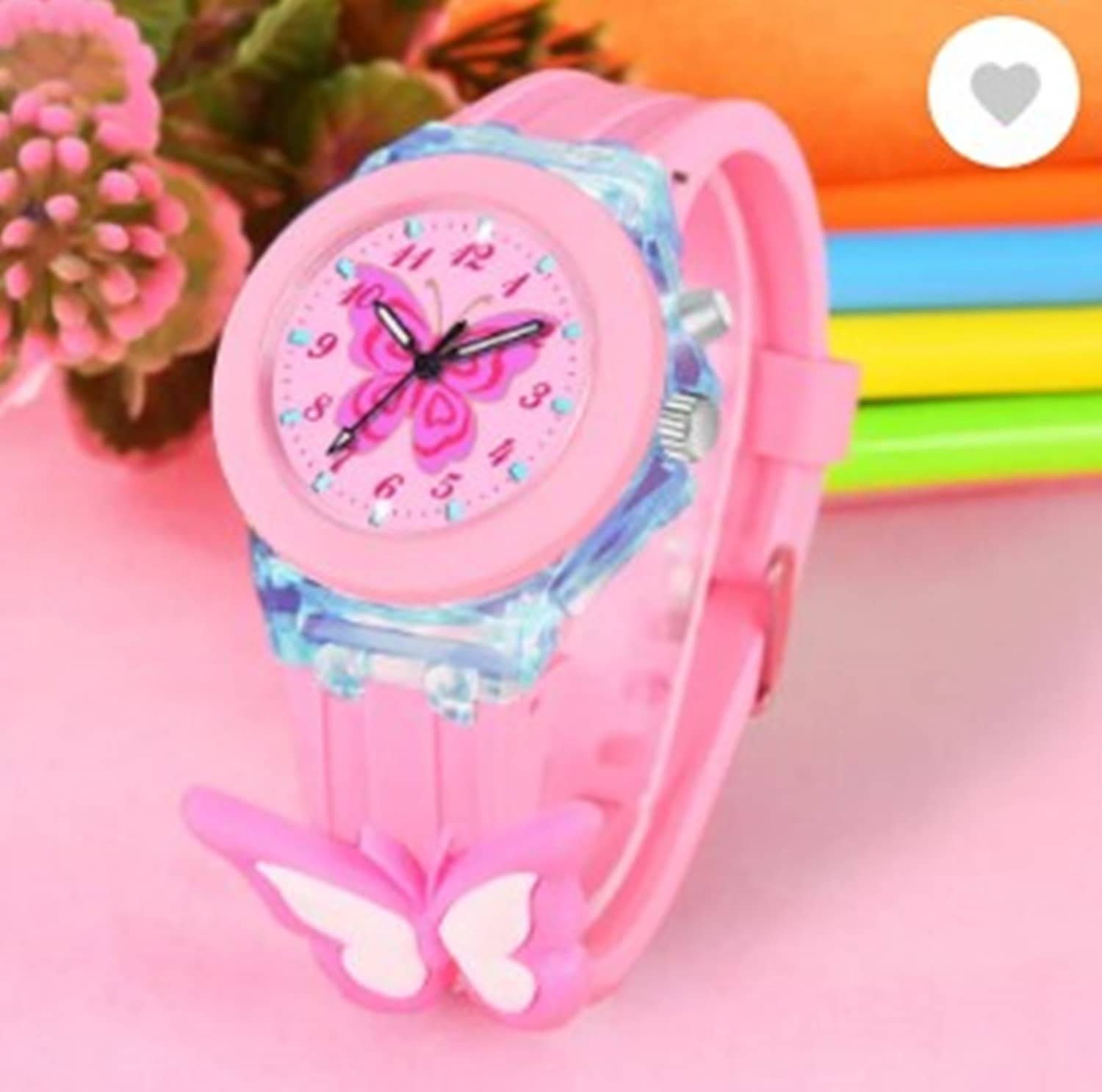 Fadiso Fashion Pink Dial Analog Girls Watch ( Pack of 1 )
